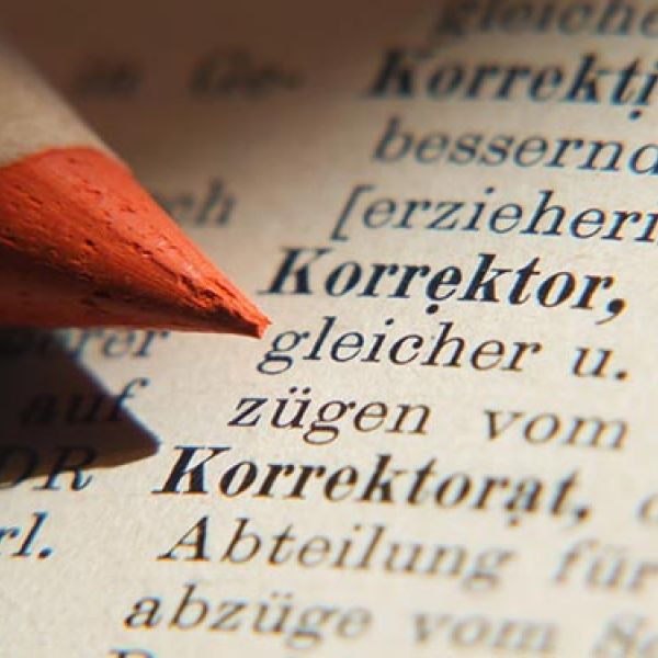 Lektorat und Korrektorat in Lübeck, Hamburg und Umgebung